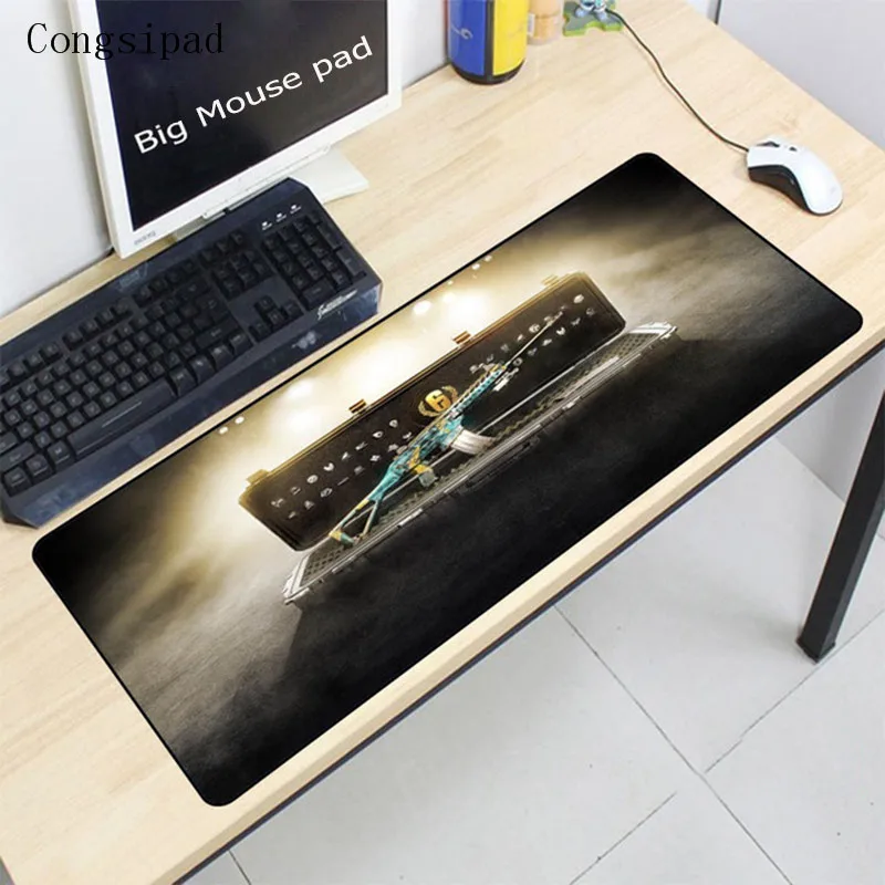 Congsipad Rainbow Six Siege Large mouse pad Anti-slip Natural Rubber Computer Gaming mousepad DeskMat for LOL surprise csgo DOTA