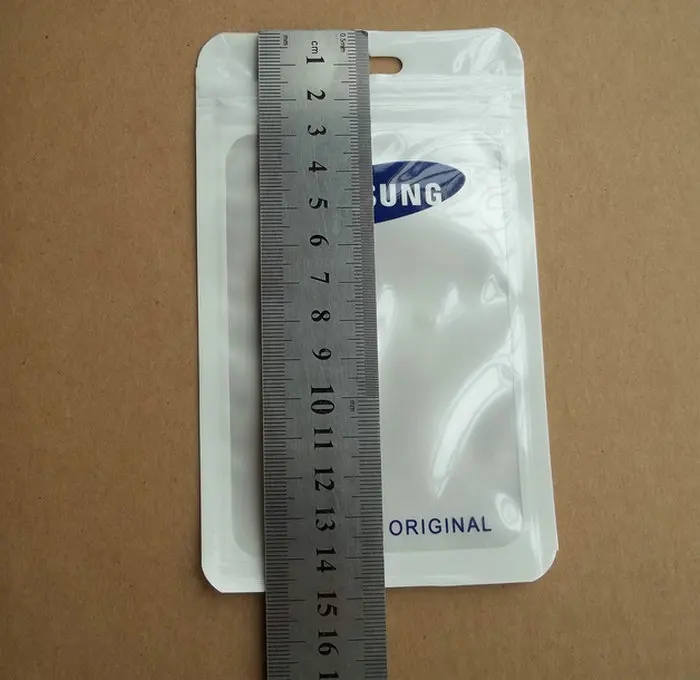 100 шт 9*15 см прозрачная белая пластиковая с молнией Розничная упаковка с замком-молнией полиэтиленовый полипропиленовый пакет для samsung Motorola USB кабель упаковочные сумки