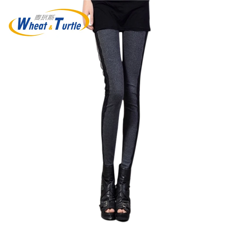 

2019 Cotton Thicken Velvet Maternity Winter Leggings Black Strips Patckwork Decorated Thicken Warm Leggings For Pregnant Women