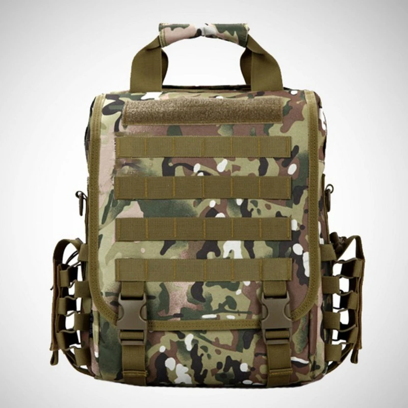 Тактическая сумка на плечо для ноутбука, армейская Военная уличная охотничья Портативная сумка для ноутбука, прочный Камуфляжный Многофункциональный рюкзак