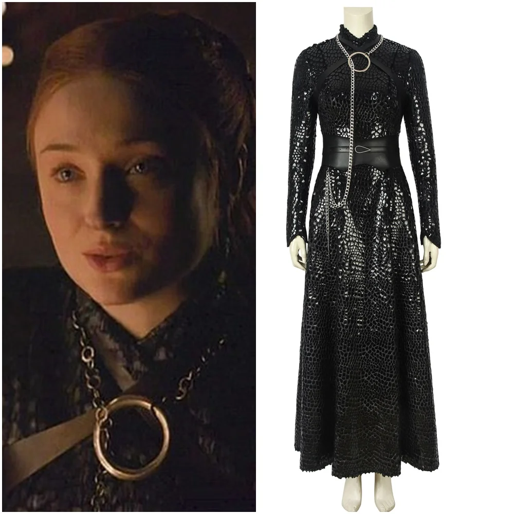Карнавальный костюм Sansa Stark Игра престолов Сезон 8 нарядное платье|Костюмы из