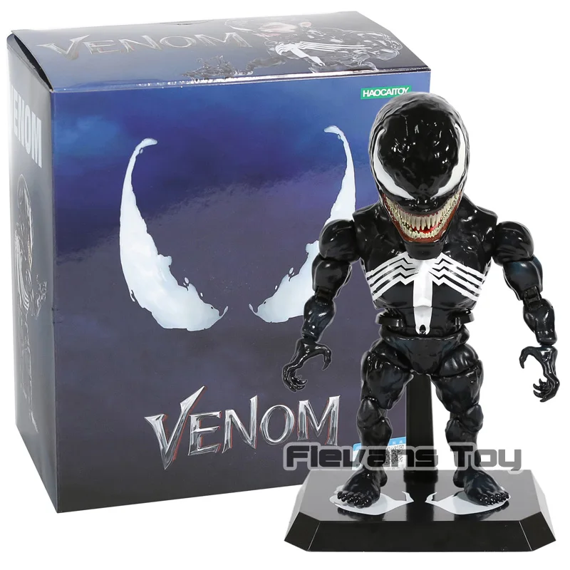 

Marvel Venom Edward Eddie Brock PVC Action Figure Q Version Movable Figurine Collection Model Toy