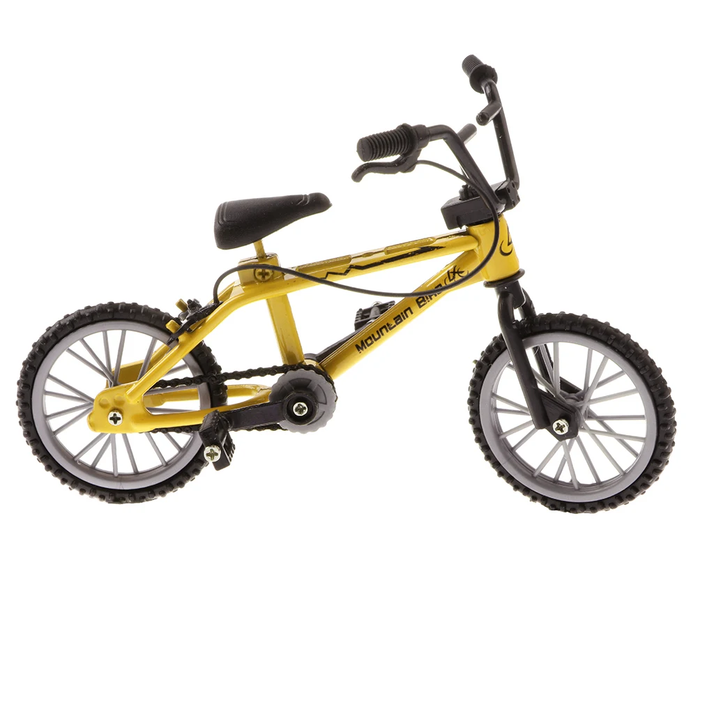 1:24 Miniature Alloy Finger Bike Mountain Bicycle Diecast Vehicle  Model Desk Gadget Toy