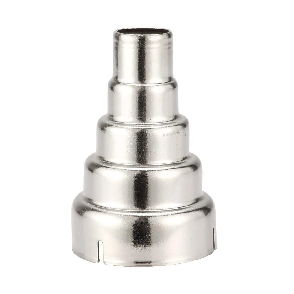 2pcs Stainless Steel 5 Layer Reducing Welding Nozzle For Heat Gun Nozzles overloadin Tool Parts
