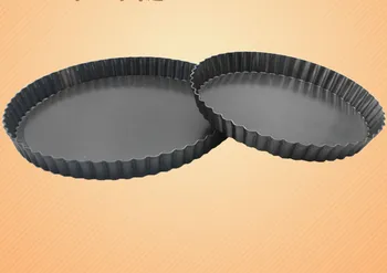 

2019 new arrival 8/9 inch Non-stick Bakerdream Tart tin Pie Pan Carbon Steel Cake Mold Kitchen