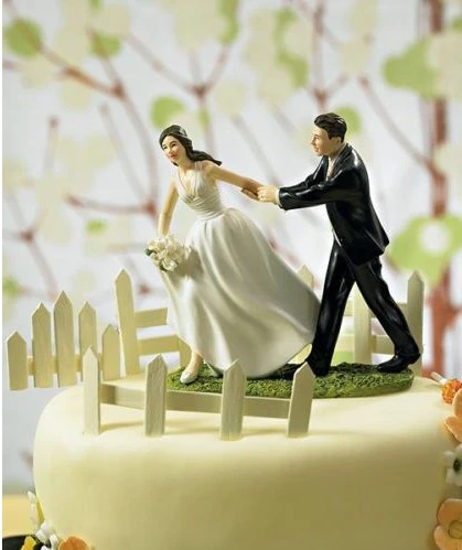 Figurines De Decoration De Gateau De Mariage Bride Ou Allez Vous Evasion De La Mariee Avec Livraison Gratuite Aliexpress