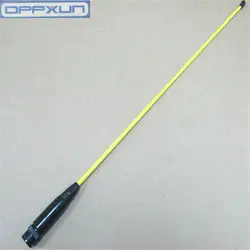 OPPXUN OPX-771PLUS желтый BNC Двухдиапазонный VHF/UHF 144/430 мГц для kenwood для ICOM V8 V82 с подкладкой радио антенны