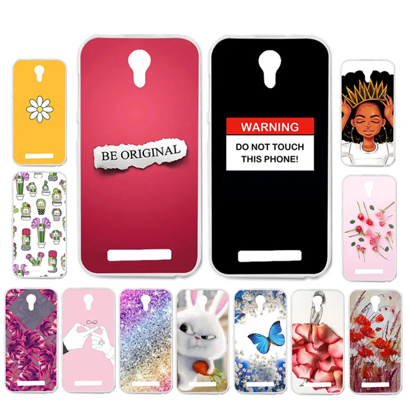 

Ojeleye DIY Patterned Silicon Case For Doogee Valencia 2 Y100 Pro Case Soft TPU Cartoon Phone Cover Bags Anti-knock Shell