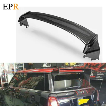 

Car-styling JCW Carbon Fiber Roof Spoiler Glossy Finish Rear WIng Lip Fibre Splitter Drift Kit For Mini Cooper R56 Ver.2.11/2.12
