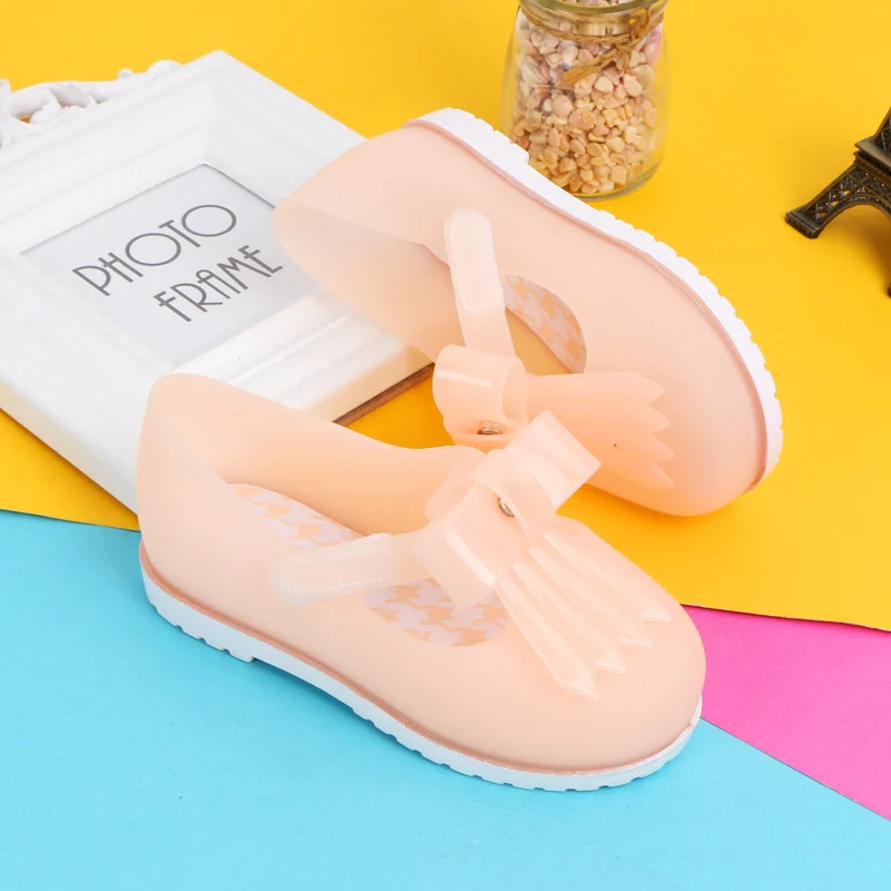 

Mini Melissa Princess Sandals Jelly Shoes Sandals Butterfly Children soft Shoes Anti-Skid jelly Shoes kids Sandals