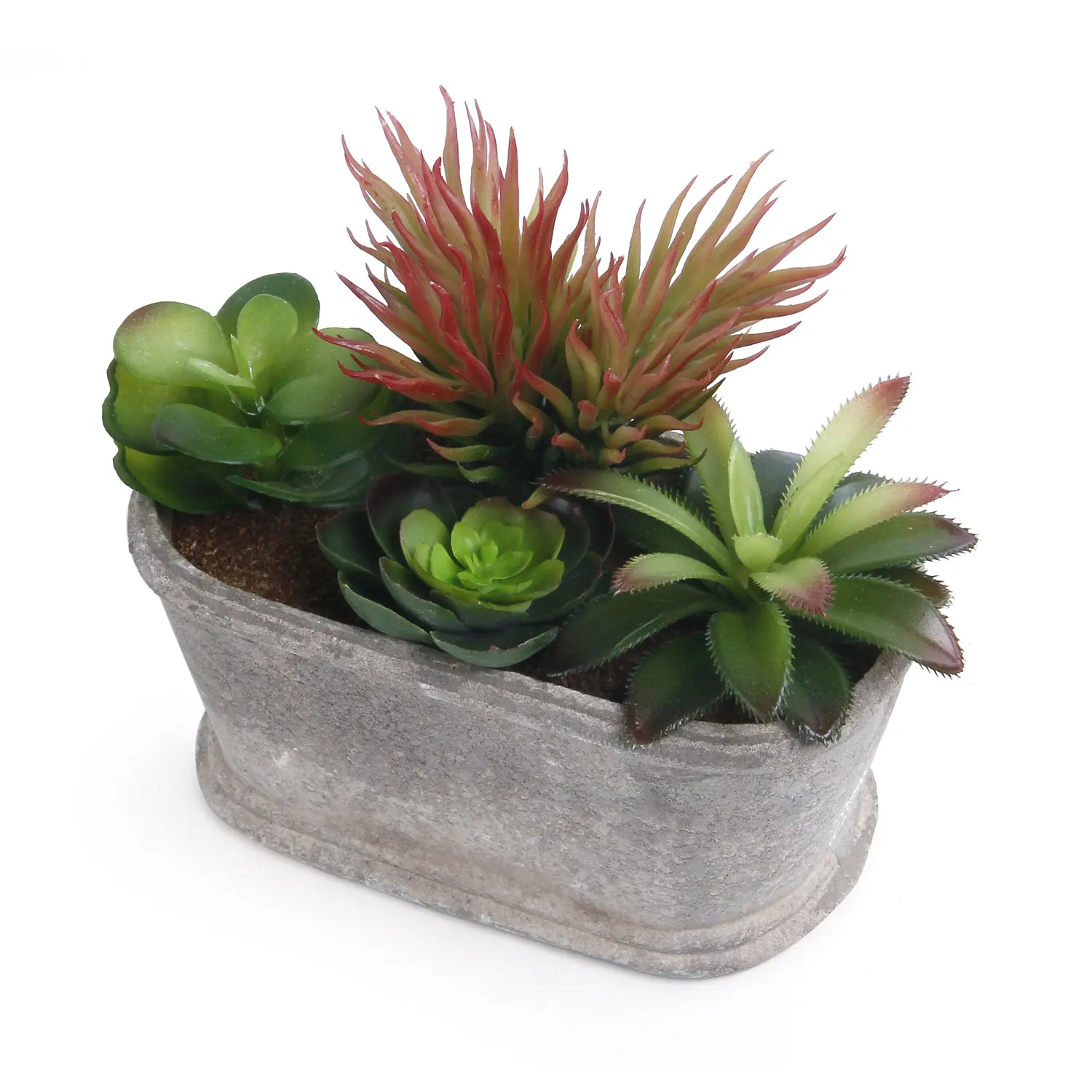 T4U Artificial succulent planter pot Maceta bonsai Artificial Flower pots aeries Plastic
