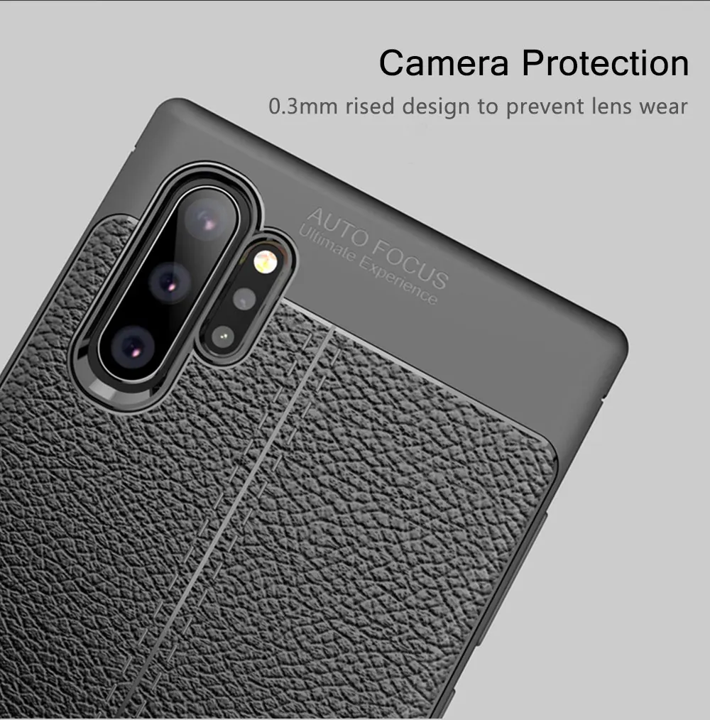 Для samsung Galaxy Note 10+ чехол кожаный чехол прочный ТПУ чехол для телефона samsung Note10 Plus чехол Полный защитный бампер