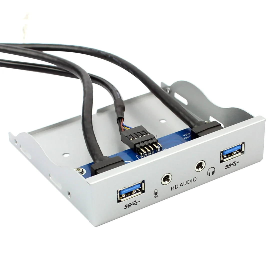 19Pin+ 9Pin 2 Порты и разъёмы usb-хаб USB 3,0 HD аудио Панель Combo кронштейн адаптер для рабочего внутренний 3," FDD Floppy Bay