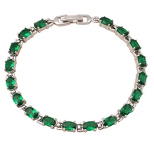 Перидот темно-зеленый кристалл стильный заполненный серебром браслеты с подвесками для женщин Здоровье никель и свинец модные ювелирные изделия TBS730A