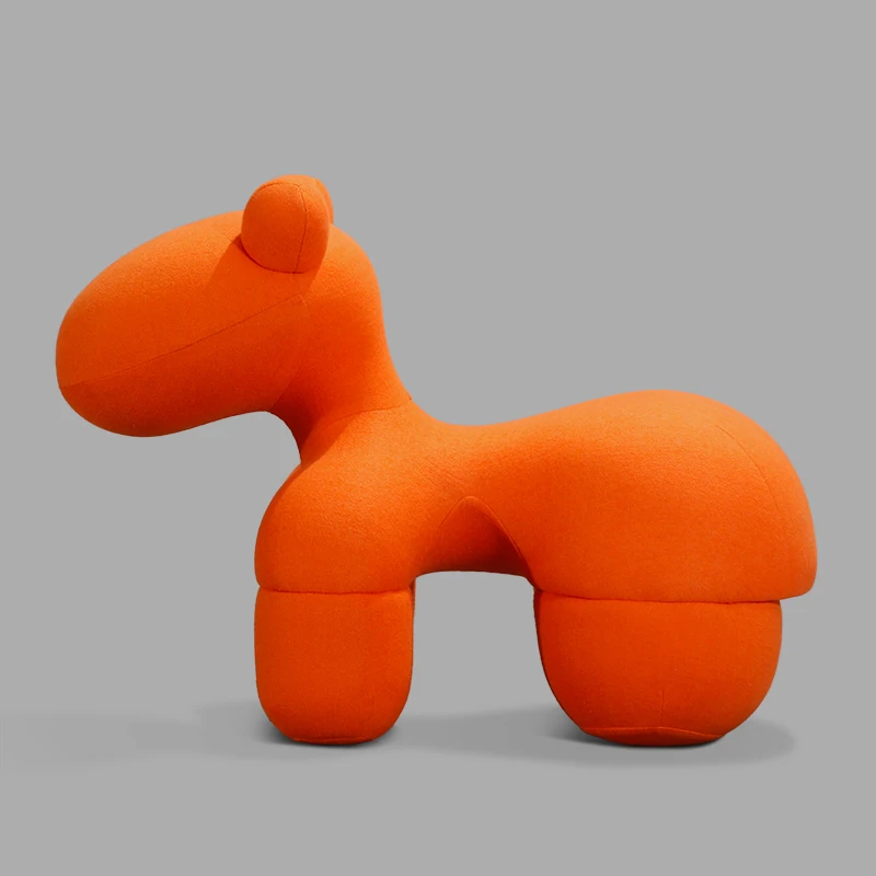 Модный детский диван с изображением пони из мультфильма, милый диван для гостиной, спальни - Цвет: orange