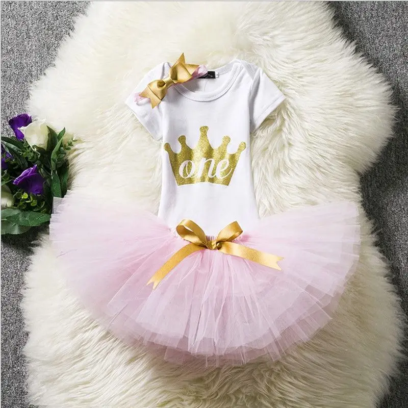 AG087 Pink Платье для первого дня рождения; одежда для крещения для маленьких девочек; Детские платья для девочек; вечерние платья-пачки; одежда - Цвет: AG087 Pink