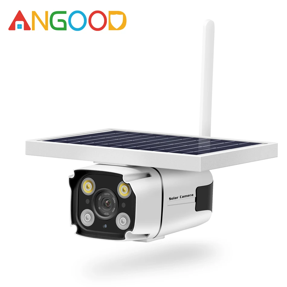 

2MP HD 1080P 4G Solar Smart IP Camera IP67 Wireless Night Vision Waterproof Outdoor Security Camera App Remote Control Monitor
