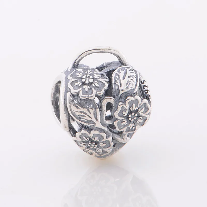 

NEW Flower Basket 100% Original 925 Sterling Silve Beads Charm Love Heart Suitable for Pandora Style Charm Bracelets