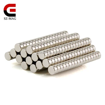 

8000PCS rare earth strong round Neodymium magnet D4x2mm N50 high quality free shipping magnets Wholesale