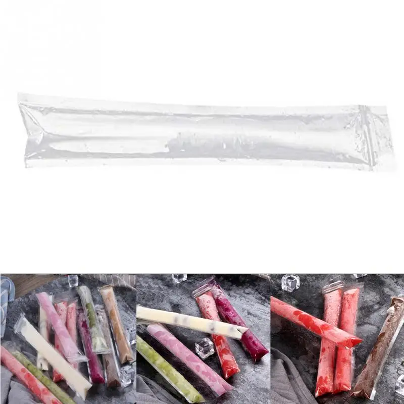 

new 20pcs/Pack Plastic Popsicles Molds Freezer Bags Disposable Ice Stick Maker Pouch DIY Yogurt Summer Drinks Lolly #20