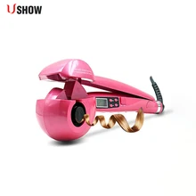 USHOW, автоматическая Плойка для волос, профессиональная керамическая плойка для волос, Волшебная волна, локон, роликовая плойка, стайлер для волос