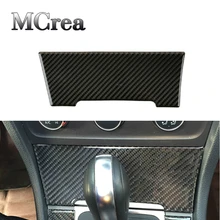 MCrea Автомобиль Стайлинг отделка наклейки для Volkswagen VW Golf 7 GTI GTE GTD MK7-2013 центральной консоли AC углеродного волокна аксессуары