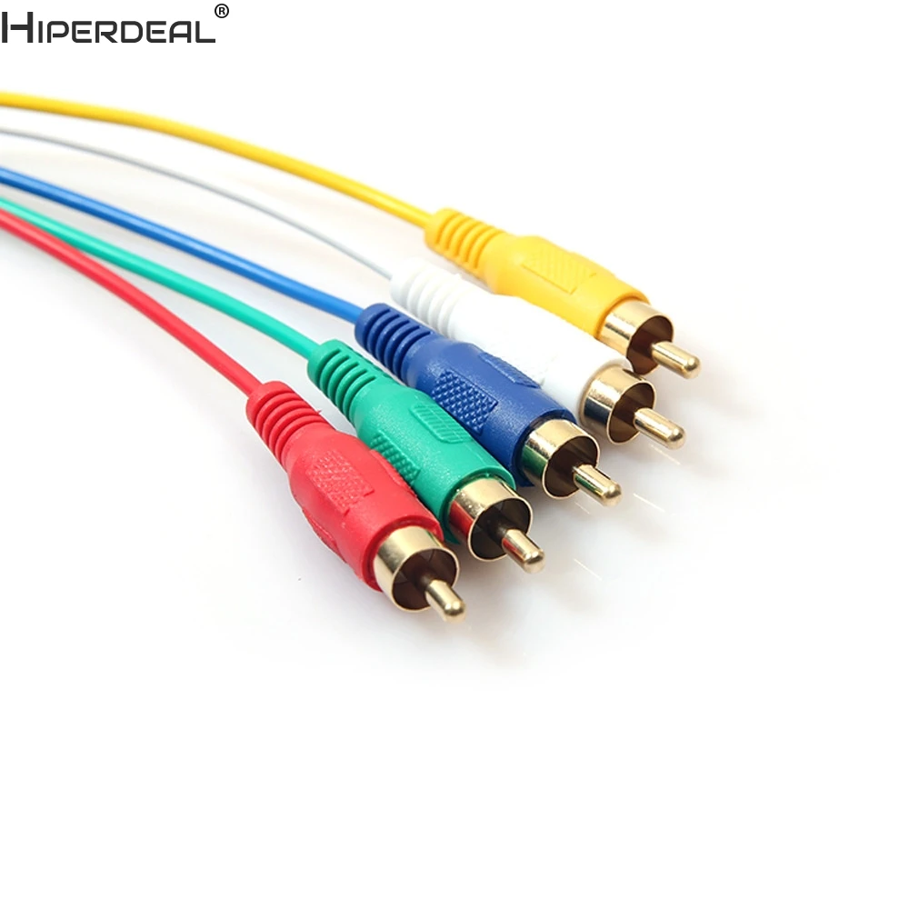 Кабель для преобразования аудио-и видеокомпонентов HIPERDEAL 5ft HDMI-совместимый с 5RCA