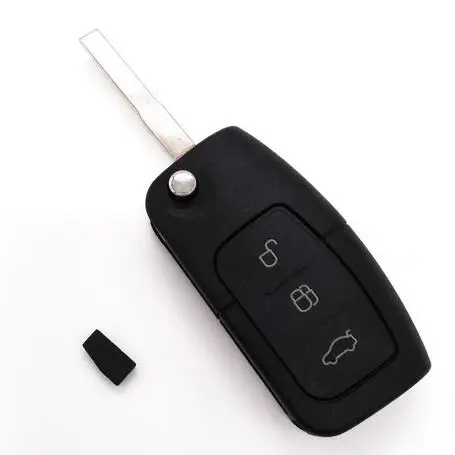 Ford Focus Mondeo C Max S Max Galaxy Fiesta 433MHZ 4D63 Chip Folding Flip Keyless Entry Remote Key Fob Case 3Buttons 