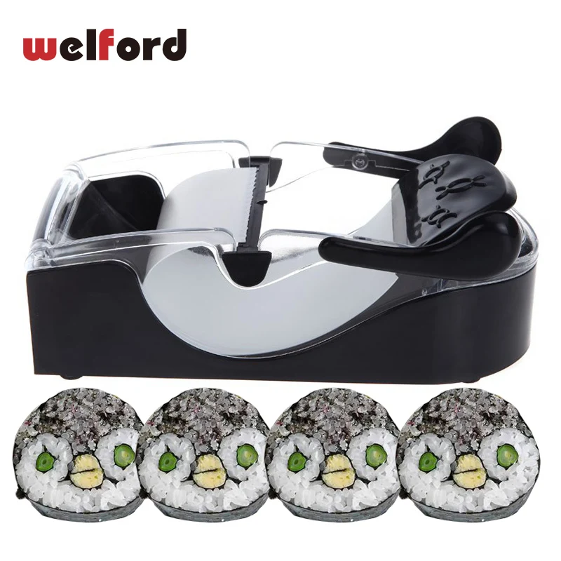 

2018 Diy Magic Roll Easy Sushi Maker Cutter PP Roller Kitchen Gadget Kitchen Tool Sushi Molds Roller Accessories New Arrivel