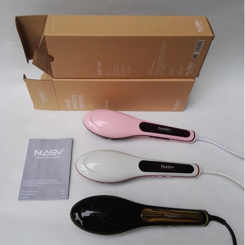 

Irons Comb Fast Hair Straightener Styling Tool Straightener Iron Brush LCD Display