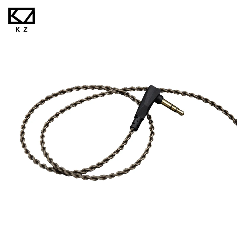 

Newest Original KZ ZS6/ZS5/ZS6/ZS3/ED12/ZST Cable Silver Plated High Purity OFC Upgrade Cable 0.75mm For KZ Earphones