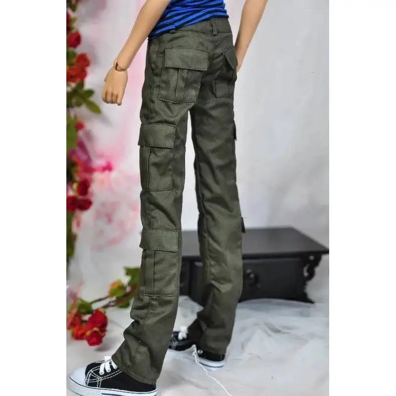 BJD кукла армейский зеленый брюки комбинезоны одежда для мужчин 1/3 SD17 70 см 2" высокий BJD Кукла SD DK DZ AOD DD использование куклы
