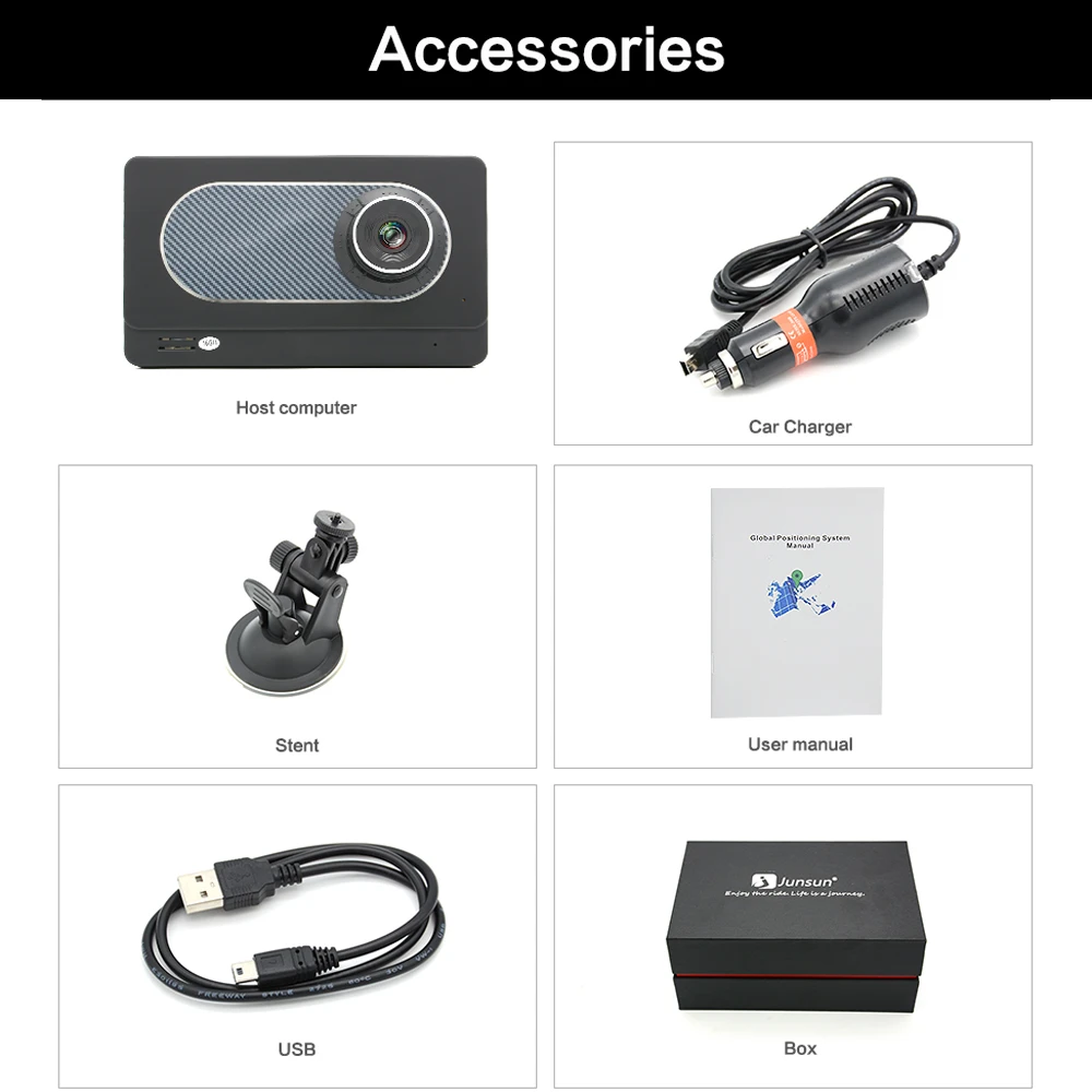 7 &quot сенсорный автомобильный видеорегистратор GPS навигатор android FHD 1080 P