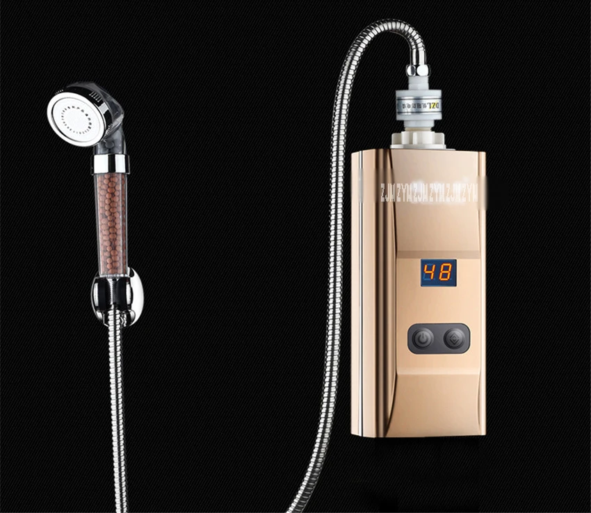 DLH-RM02 на поток воды на входе горячей воды Мгновенное tankless Кухня электрический водонагреватель Отопление Смеситель для душа ванна