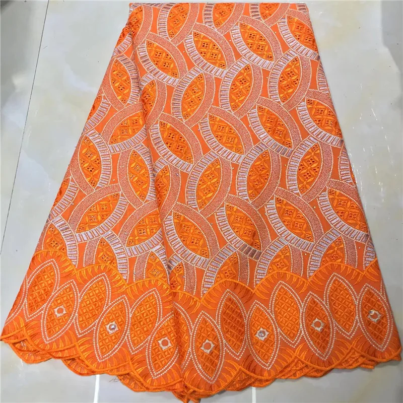 Фабрика предлагает швейцарское кружево ткань высокого качества 2019африканский сухой хлопок кружева с камнями ткань для нигерийские Свадебные платья NX566u