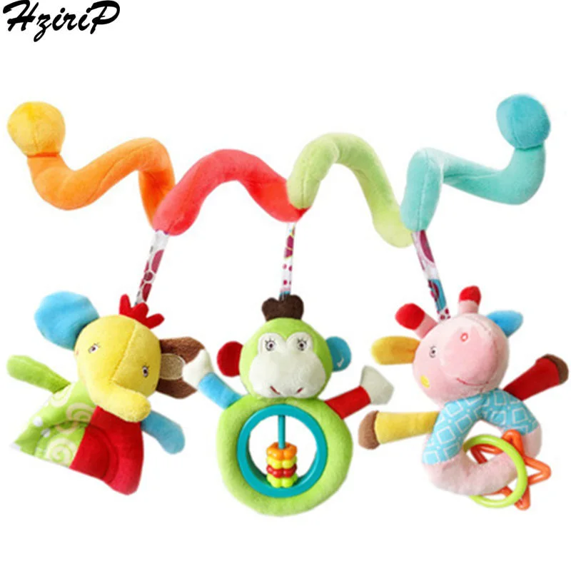 HziriP детские новые плюшевые игрушки токарный добавить интеллект кольцо мягкие детские хлопок мультфильм животных детские игрушки отделяет