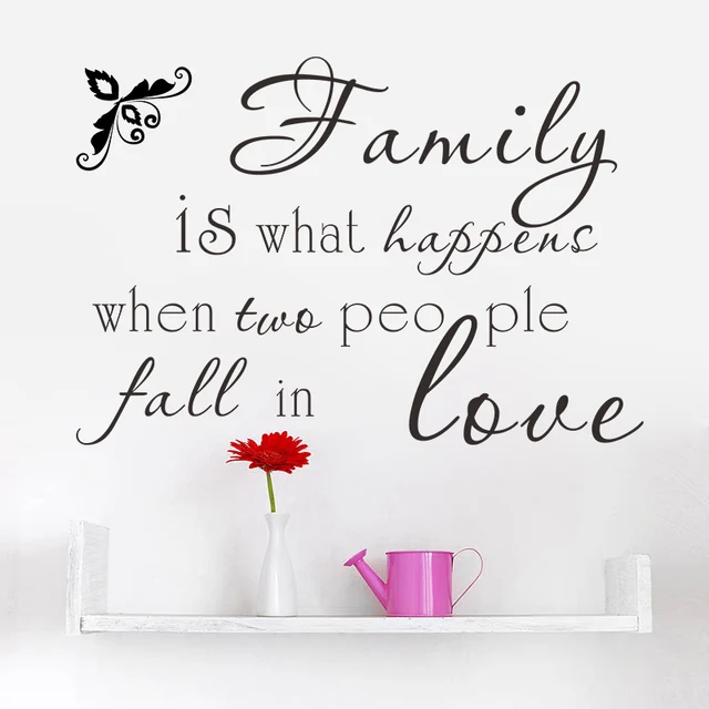 Family Is What Happens When Two People Fall In Love Diy Vinyl Lettering Words Quotes Saying Family Is What Happens When Two People Fall In Love Diy Vinyl Lettering Words Quotes Saying