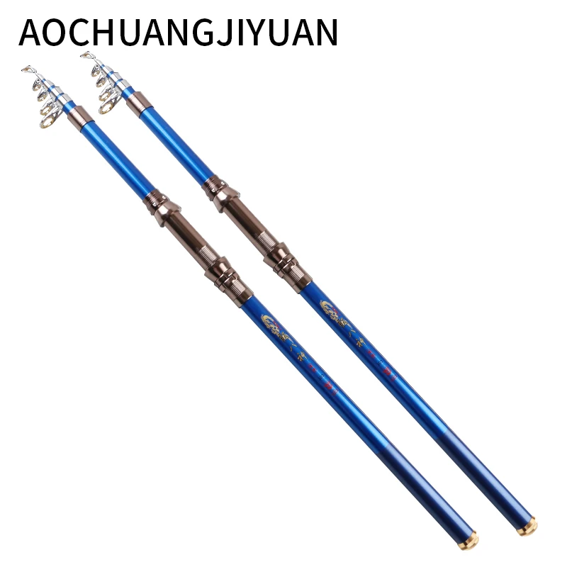 

2017 New 99% Carbon 2.1M 2.4M 2.7M 3.0M 3.6M Portable Telescopic Fishing Rod Spinning Fish HandFishing Tackle Sea Rod Ocean ro