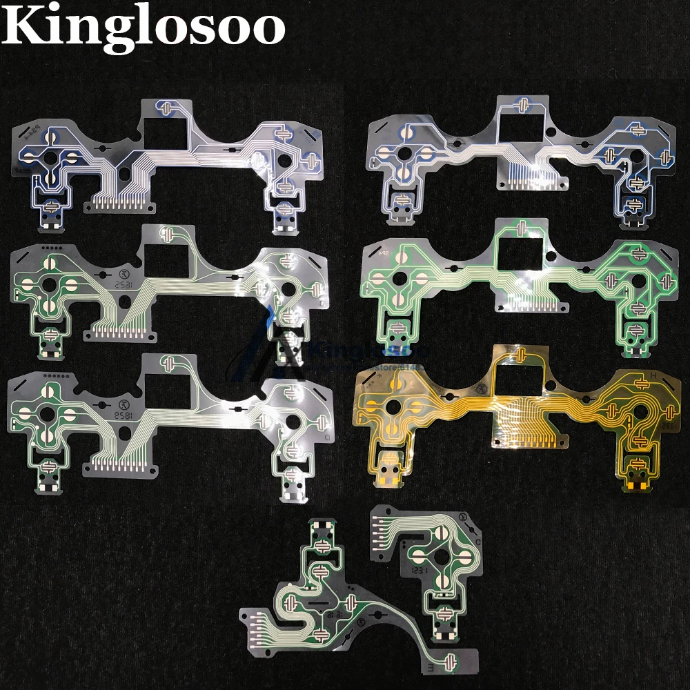 

50PCS PCB circuit ribbon board for DualShock 4 conductive film keypad for Playstation 4 PS4 Pro controller JDS 001 030 040 055