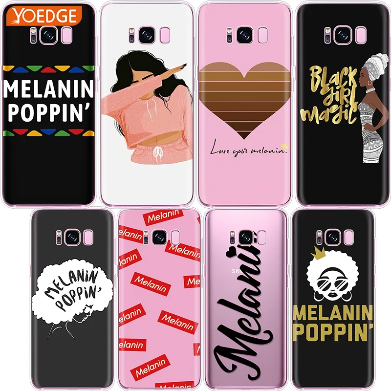 

MELANIN POPPIN Black Girl Luxury Case For Samsung Galaxy A5 A3 A7 2015 2016 2017 A6 A8 Plus A9 2018 Star Note 3 4 5 7 8 9 Cover