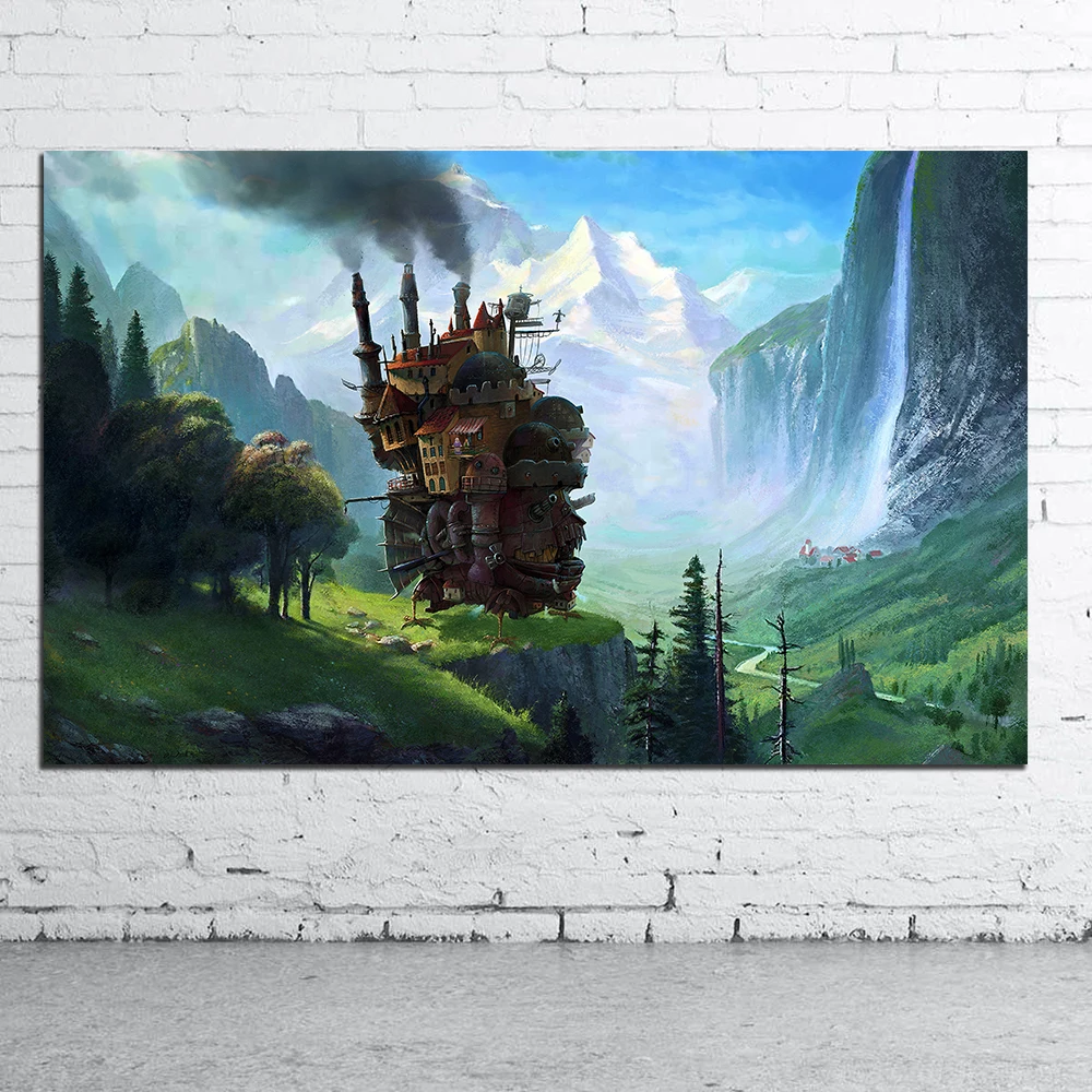 Download Fantasy Art Princess Mononoke Forest Poster Home Print ...