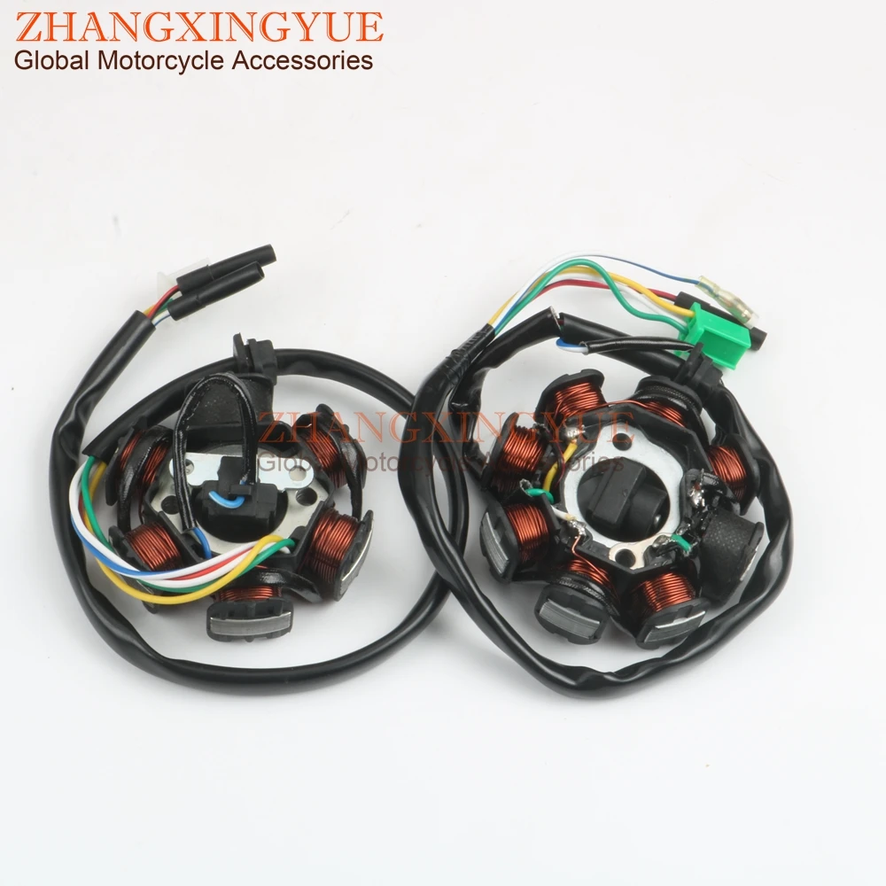 

Scooter Ignition Stator 6-8 coils for SYM VS Megalo Tonik X-Pro125cc GY6 125/150 152QMI 157QMJ 4-stroke