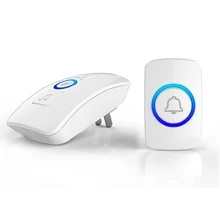 Беспроводной дверной звонок 32 музыкальные песни Chime умный приемник беспроводной 100 м Пульт дистанционного управления домашний дверной Звонок