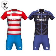 Изготовленная на заказ футболка из полиэстера с принтом команды по футболу