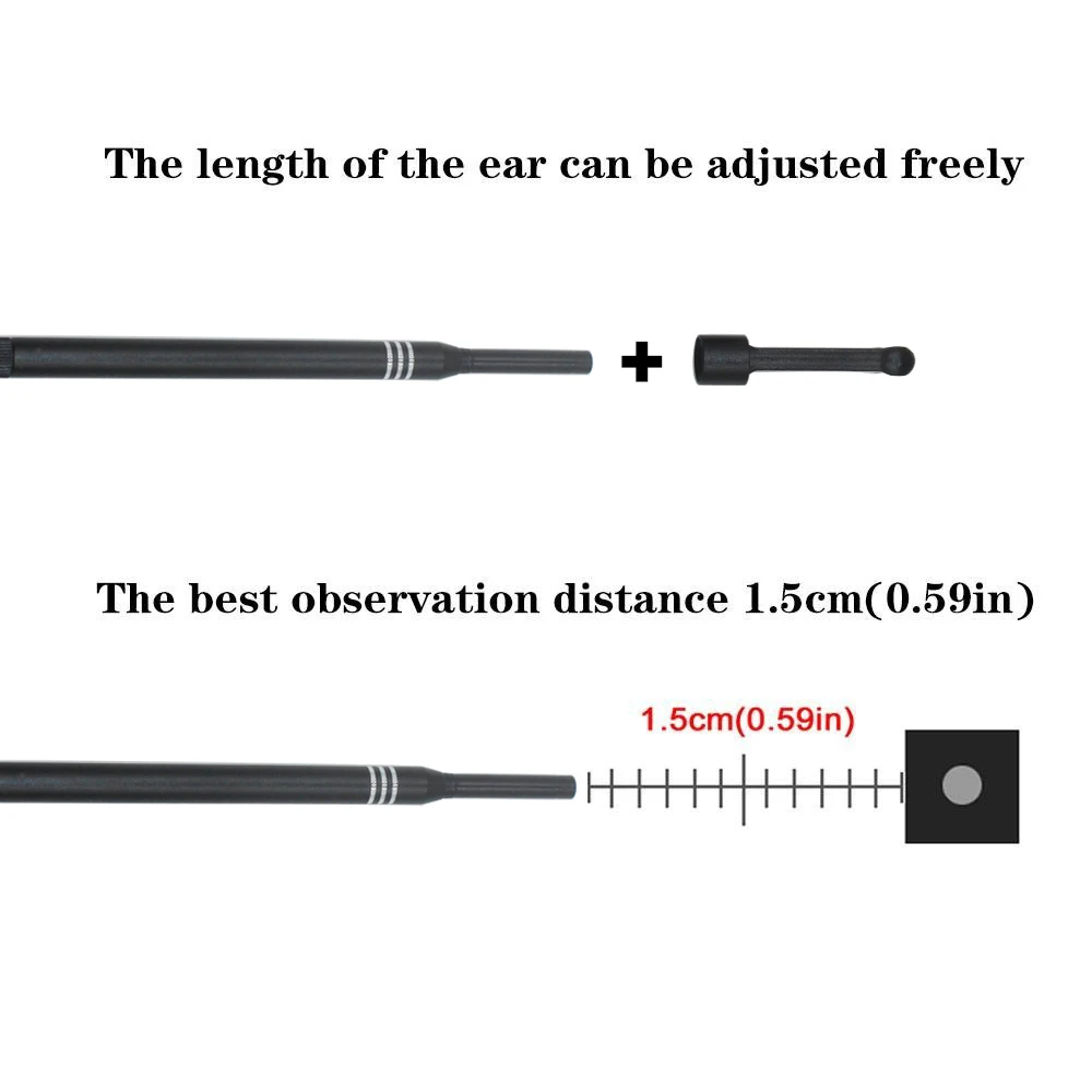 2в1 USB ушной эндоскоп HD визуальный инструмент для чистки ушей многофункциональная Ушная палочка объектив 5,5 мм Маленькая мини камера инструмент для чистки ушей
