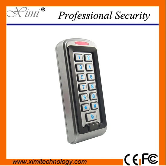 

Hot Sale Metal Face Waterproof Single Door Access Control Standalone M05 MF Card 13.56MHZ Card Reader Access Control