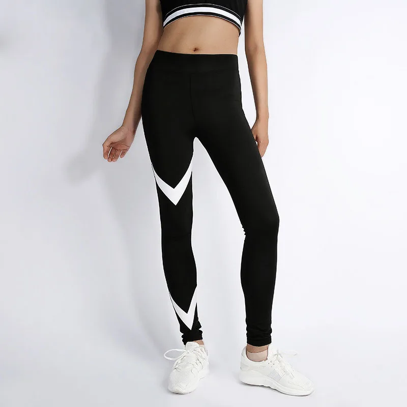 2016 модный Пэчворк Леггинсы тренировки Для женщин узкие эластичные штаны Фитнес леггинсы облегающие брюки дышащий Бодибилдинг леггинсы
