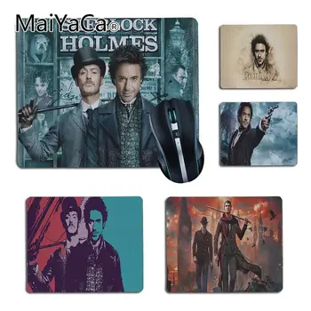 

MaiYaCa Sherlock Holmes gamer play mats Rubber Mouse pad Size for 25X29cm 18x22cm Gaming Mousepads