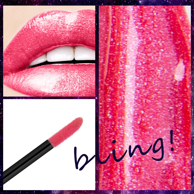 

COLOR CASTLE Starlight BlingBling Liquid Lip Stick Metal Lip Gloss Sexy Color Cosmetics For Women Girl