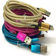 1 m 2 m 3M usb кабель с высокая скорость алюминиевого сплава Micro V8 5pin Плетеный usb-кабель для зарядки и передачи данных для samsung s7 s6